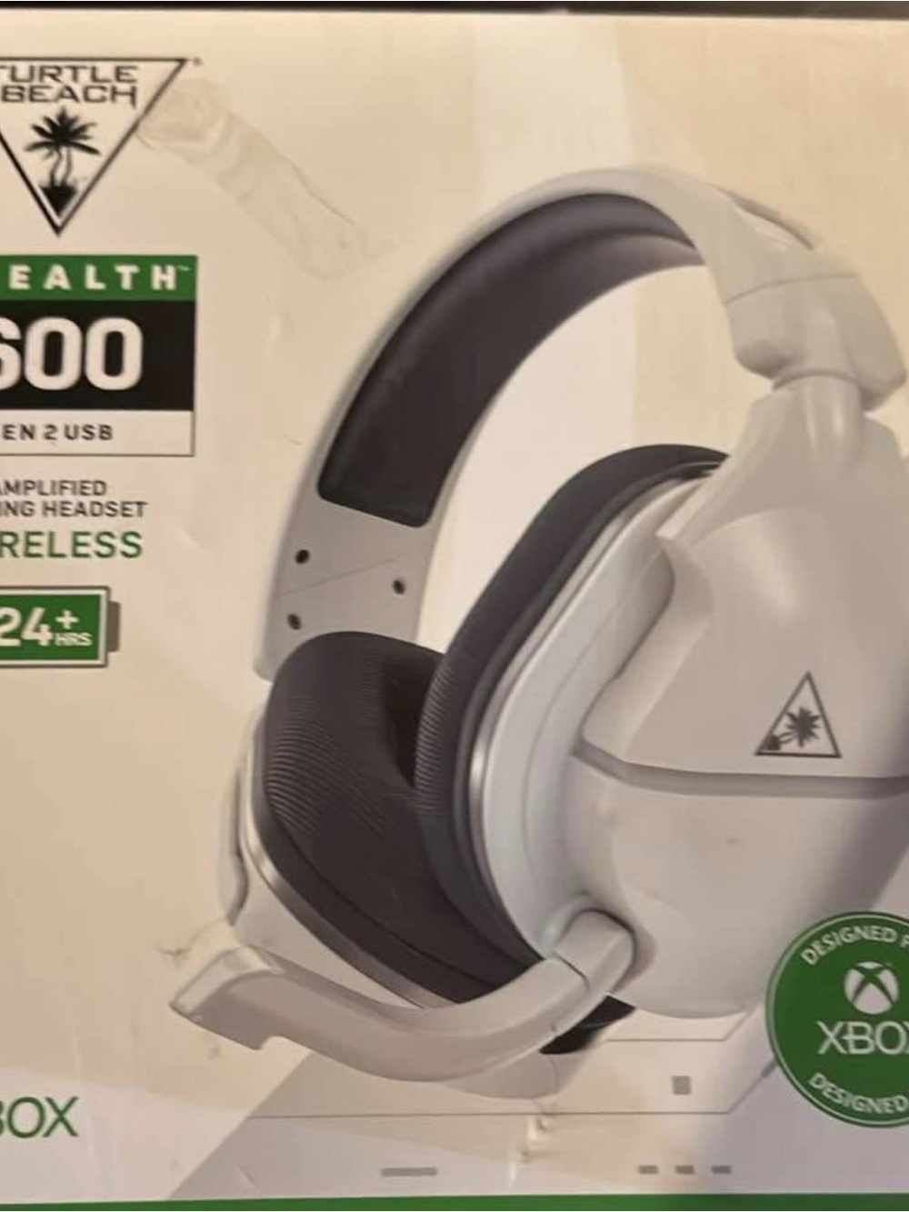 Turtle Beach Stealth 600 Wireless Over-Ear Headset - White